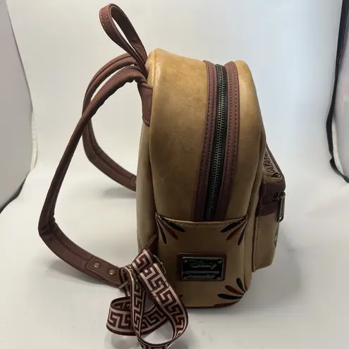 Lounge Fly Disney Hero Hercules Muses Mini Backpack Brown Tan Zero To Hero Bag