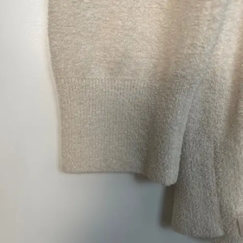 Barefoot Dreams Women's Cream Beige Ultra Lite Hi-Low V-Neck Sweater Size Small