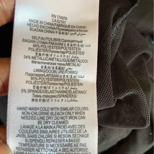 Carmen Marc Valvo ONE-SHOULDER Cascading Flouncy Dress in Black