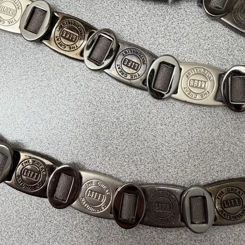 Suzi Roher Belt Womens Medium Plus Silver Metallic Metal Chain Naturalist Life