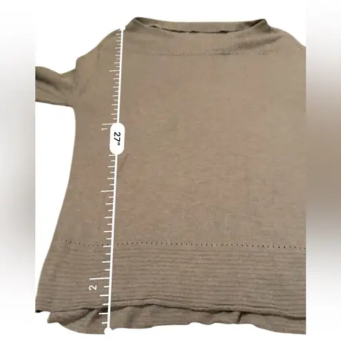 Michael Stars RTR Gray Cowl Neck 3/4 Sleeve Pullover Sweater Sz XS