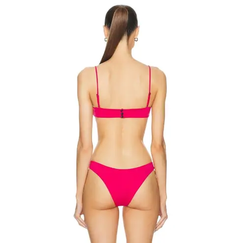 HAIGHT. Agatha Bikini Set in Intense Pink Small New Womens Top Bottoms Leila
