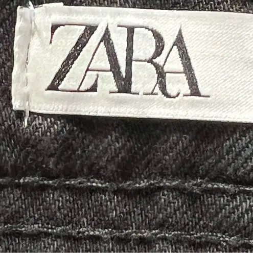 ZARA  Womens size 20 five pocket, dark wash high rise, denim shorts