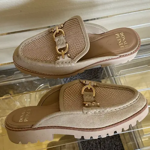 NWOB Donald J. Pliner Beige Women's Elta Mule Size 7.5