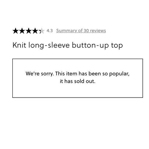 NWT JCrew Black Knit long