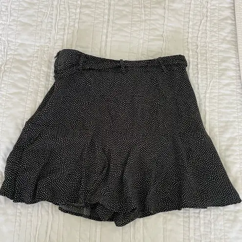 ZARA  Black and White Polka Dot Skirt