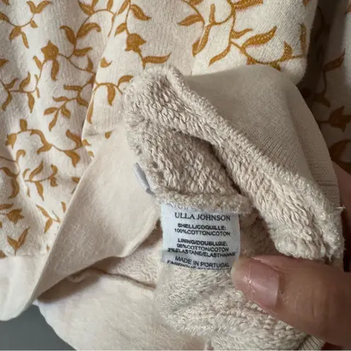 Ulla Johnson  Ebba Balloon Sleeve Pullover Crewneck Sweatshirt