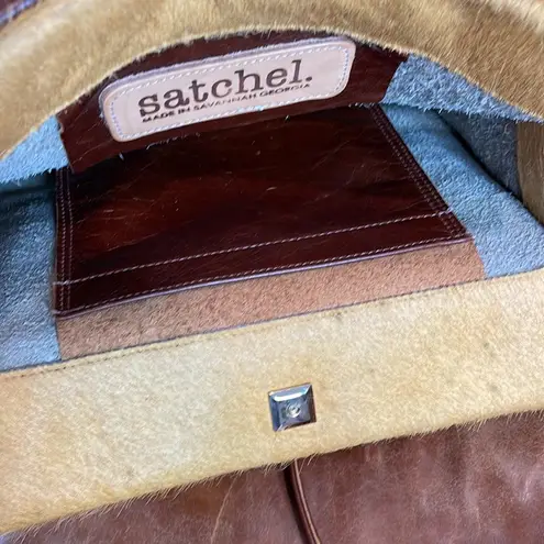 Satchel Mamie Mini‎ in Cowhide Brown