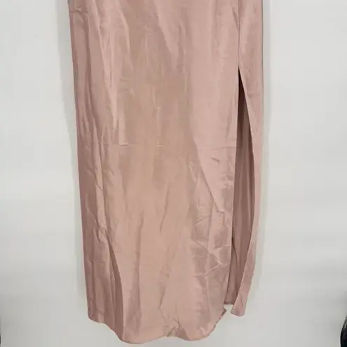Birdy Grey Birdy grey Dress Lisa Long Satin X-large Rose Gold Wedding guest Prom Party