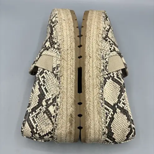 Circus by Sam Edelman Snakeskin Espadrille Slip On Shoes Women’s 9