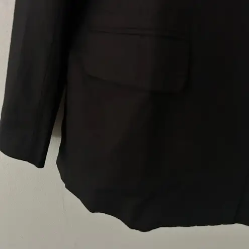 Treasure & Bond Women's Black Linen Blend One Button Blazer XS NWOT