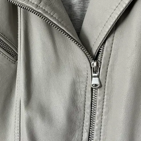 Rebecca Taylor Lamb Leather Biker Jacket - Size 12