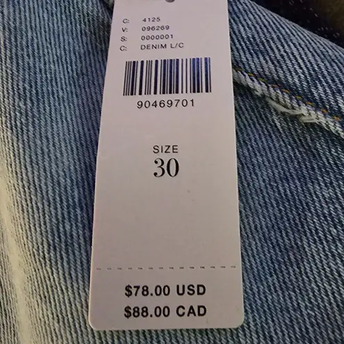 Pilcro NWT by Anthropologie Denim Shorts Washed Out Blue Denim Size 28, 29, 30