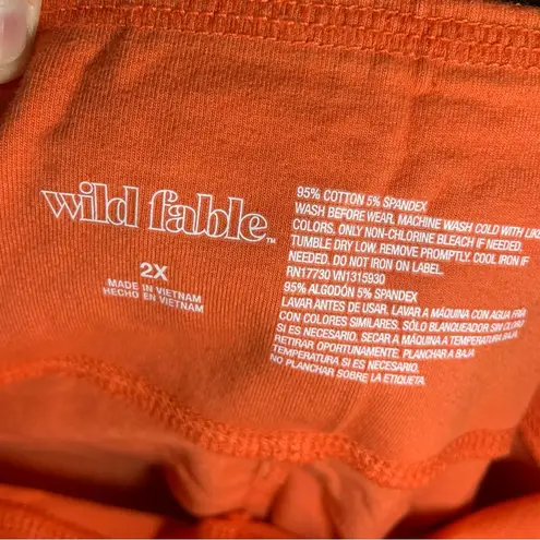 Wild Fable NWT  Orange Ombré Tye Dye Leggings size 2X