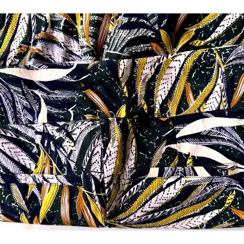 Jules & Leopold Jules Leopold Pant SP Small Petite Pull On Ankle Black White Gold Leave…