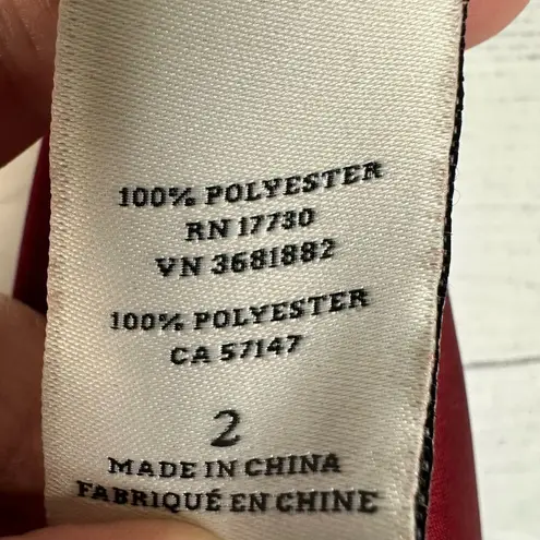 Altuzarra Target Womens size 2 Red Satin Wrap Dress W/ Scarf