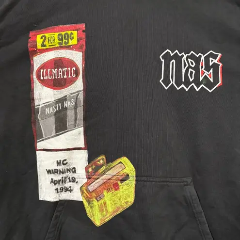 Nas Illmatic Hip-Hop Album Hoodie Size Extra Large