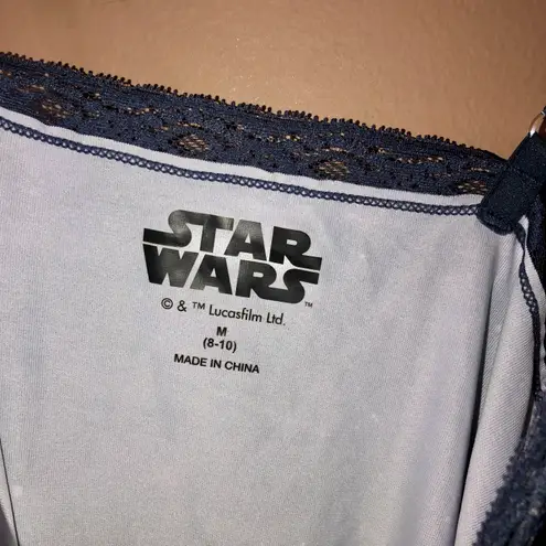 Star Wars Rogue One Lace Trim Cami Tank Top Purple Medium