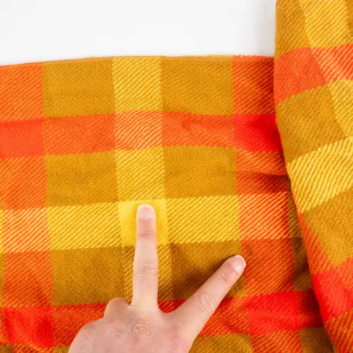 Handmade Brown Yellow Red Woven Tassel Scarf Unisex Mens Womens One Size