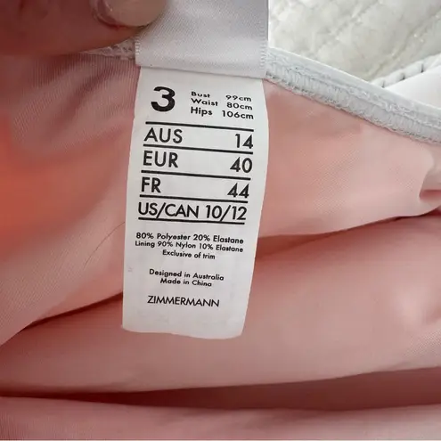 Zimmermann Cutout Style Sides One Piece Swimsuit