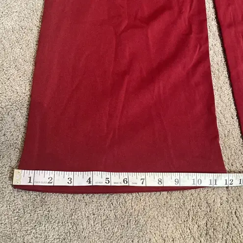 Women’s Burgundy Wide Leg Jumpsuit with Sequins Size 2XL NWOT Red