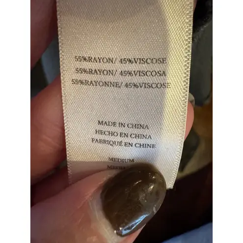 Rails Skirt Women Medium Green Dark Forest Anya Satin Midi Slip Holiday Party