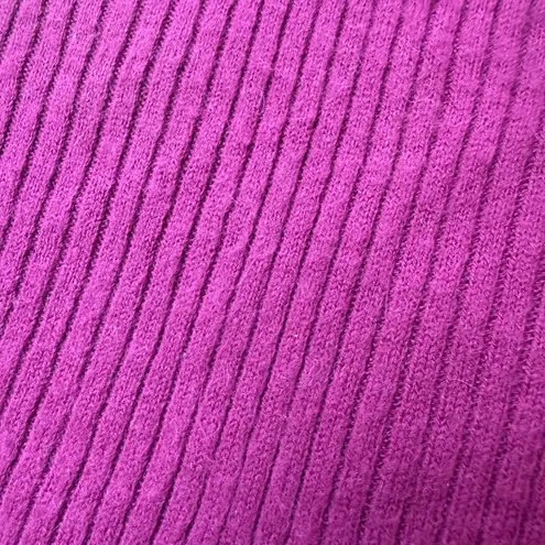 BP Nordstrom Ribbed Magenta Sweater Cropped Tank Top Size XL