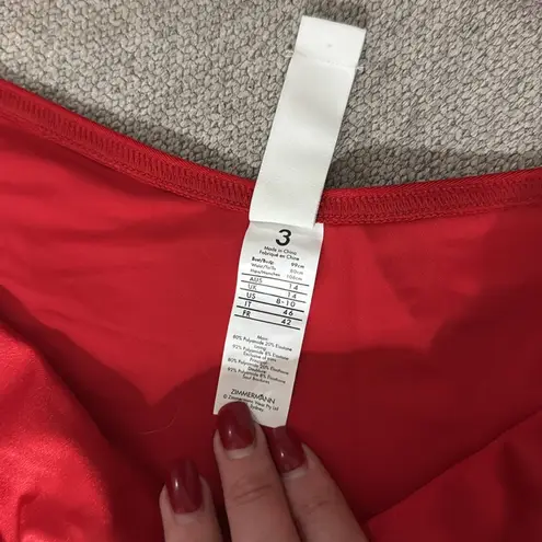 Zimmermann RAIE KNOT TRIM BIKINI, Top size 2 Bottom size 3, $280