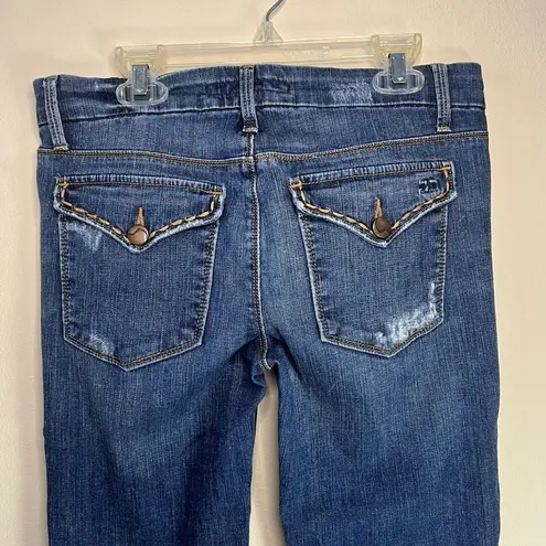joe's jeans  Provocateur Mid Waist Distressed Bootcut Denim Jeans Women's Size 26