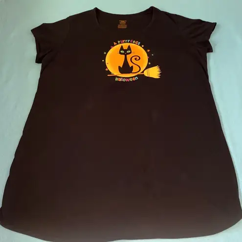 HALLOWEEN cat graphic t