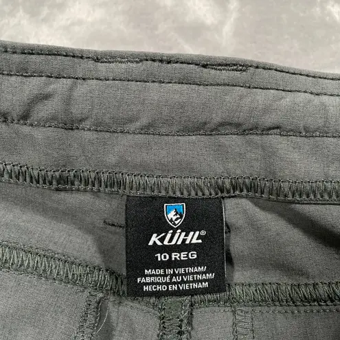 Kuhl Pants 10 Grey Freeflex Roll Up Stretch Hiking Trekking Outdoor Climbing