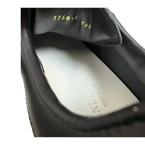 Alexander McQueen Black Leather Platform Sneakers Sz. 39.5 (US 9.5)