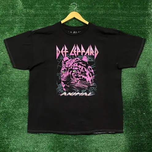 Def Leppard Animal Heavy Metal Band Tee 2X