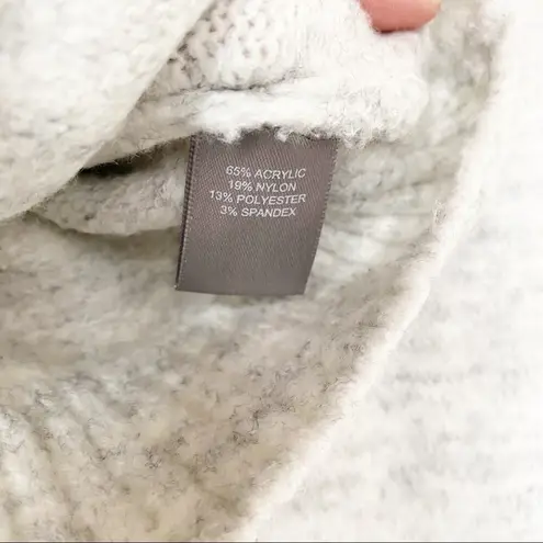 Marled Reunited Clothing Grey Soft Plush Turtleneck Sweater Size XS