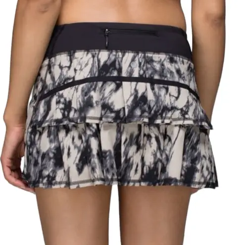 Lululemon  Run Pace Setter Skirt in Gray Granite Black Mojave Tan Black