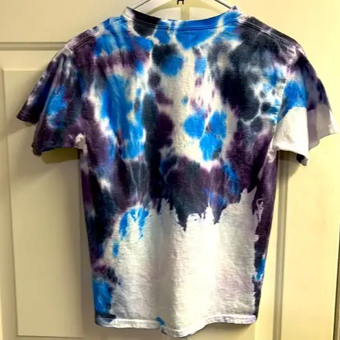 Gildan Starburst Tie Dye Family T-shirts- Set of (4) Family Blue, Purple & White NEW