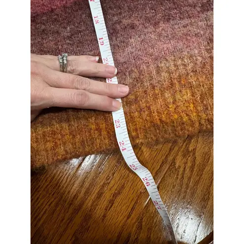 Karen Kane Ombre Boucle Crew Neck Long Sleeve Sweater Medium Wool Blend NEW