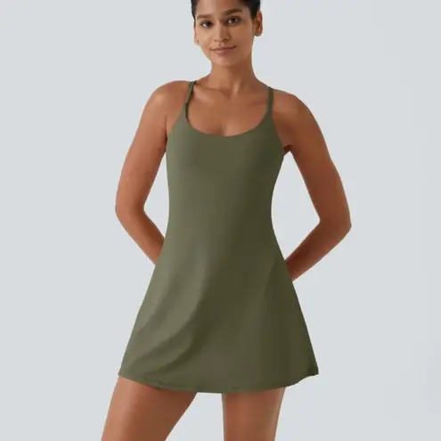 Halara NWT Softlyzero™ Plush Backless Active Dress-Easy Peezy Edition size Med