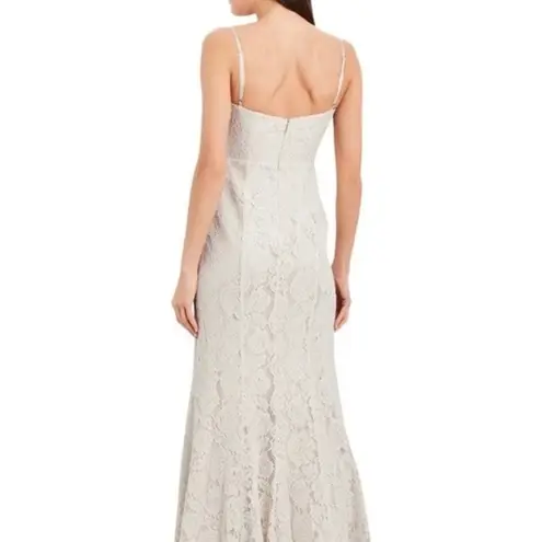 Fame and Partners Dandelion Dress Gown Maxi Lace Cream Champagne Size 2