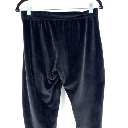 House Of Harlow 1960 Nicole Richie Womens Velvet Velour Pants Jogger Black Small Black