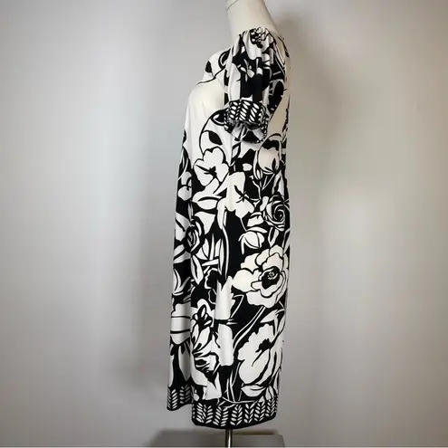 Trulli | Ann Taylor Loft Black And Ivory Sheath Dress Women’s Size Medium