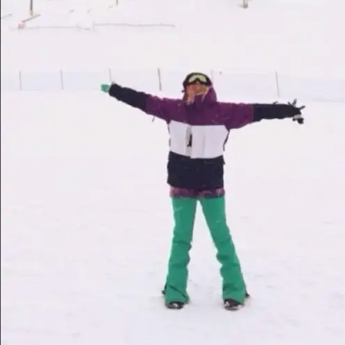 Burton “The White Collection” Snowboard Pants – Teal – Size 3