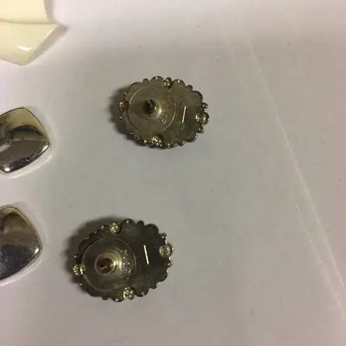 Trifari Lot Of 4 Vintage Modern Costume Earrings Pierced Variety 1 1 Best