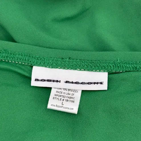 Robin Piccone Ava Twist Bikini Bottoms Size Large NEW Clover Green Swim NWOT