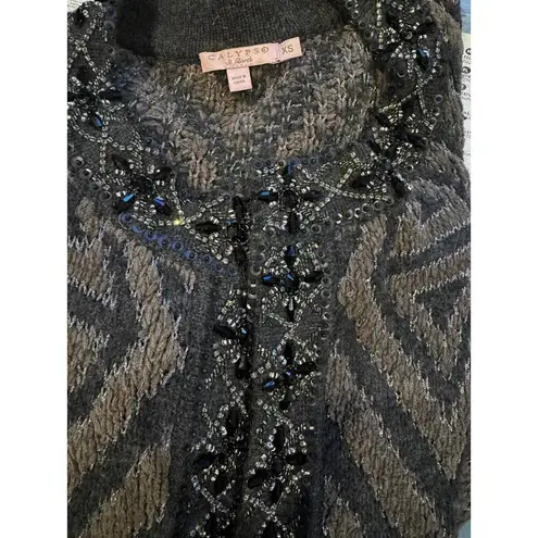 Calypso St. Barth Beaded Evening Cardigan in Size XS