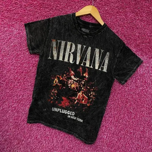 Nirvana Unplugged in New York Recording Grunge Band Tee S