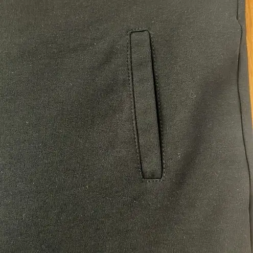 Joan Vass New York Black Stretch Pull On Pants XS