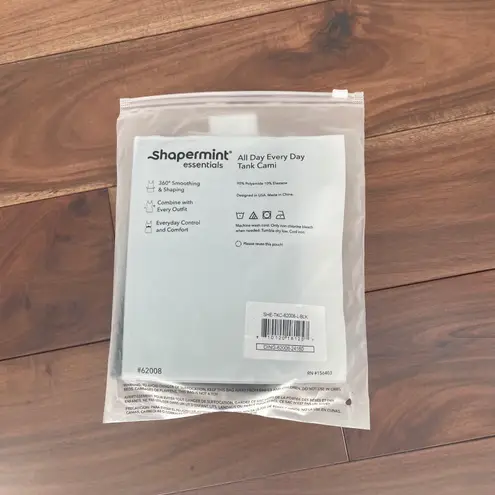 Shopermint Essentials All Day Every Day Tank Cami Black Smoothing Shaping L Size undefined