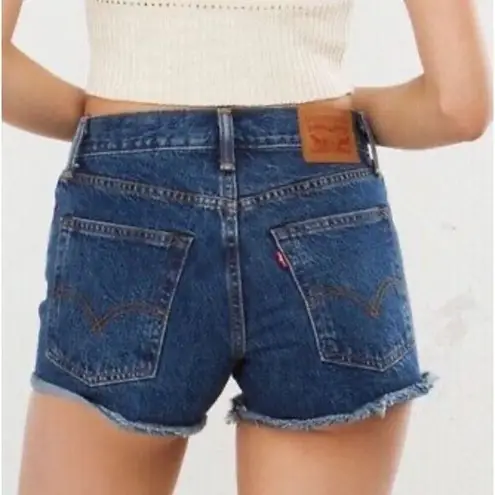 Levi's Levi’s Wedgie Fit White Oak Cone Premium Denim High Waist Jean Shorts Size 27