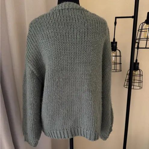 Altar'd State  Daisy Embroidered Cardigan - Green Size XS